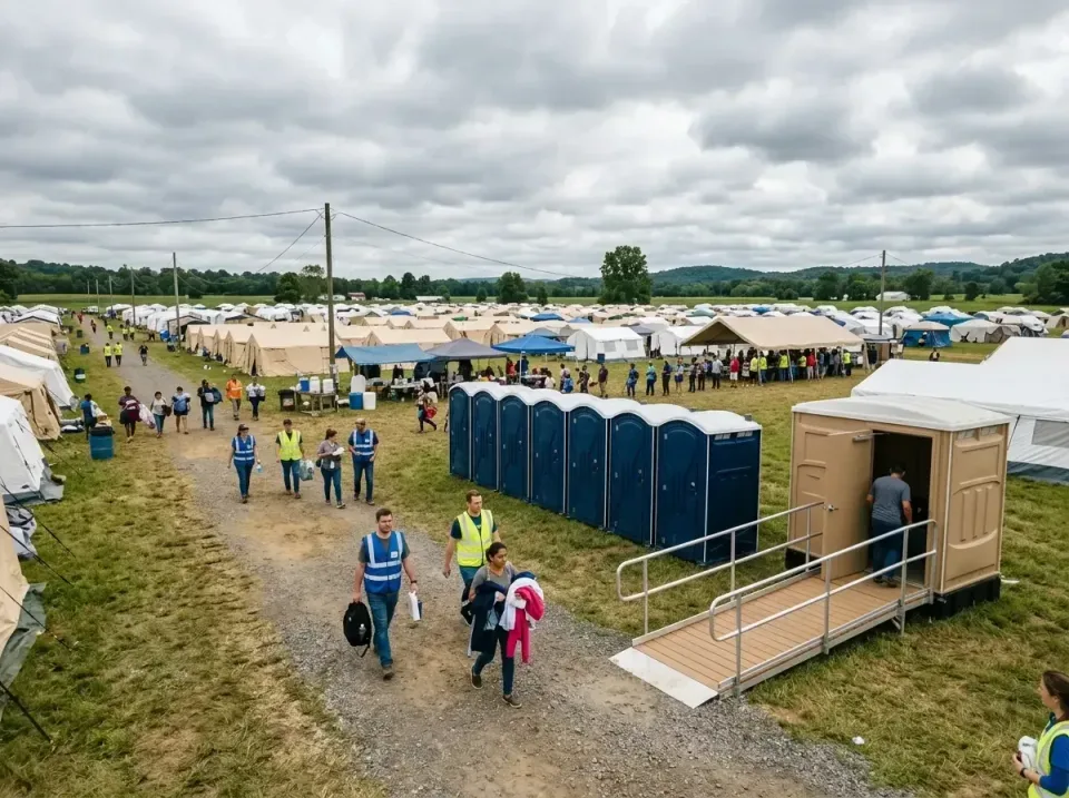 disaster-relief-camp-restrooms-010 — frequently asked questions, Dumpster & Portable Bathrooms Rental in Privateer, SC